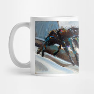 Psychedelic Jumping Spider by Robert Phelps Mug